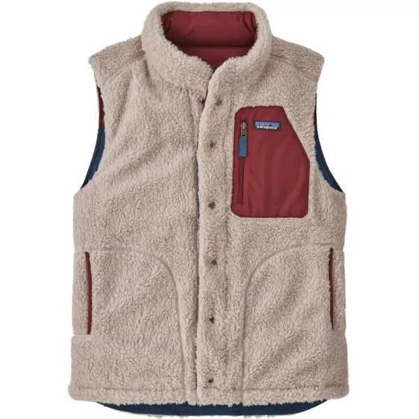 Patagonia Reversible Bivy Down Vest, Tidepool blue